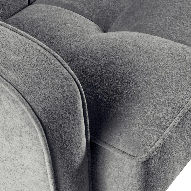Beautysofa Schlafsofa PAVO 3-Sitzer mit Armlehnen, mit Bettfunktion und Bettkasen – Bild 2