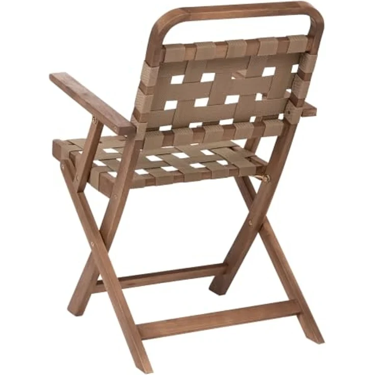 Gartenstuhl 2er Set MILZANO Akazienholz Braun – Bild 6
