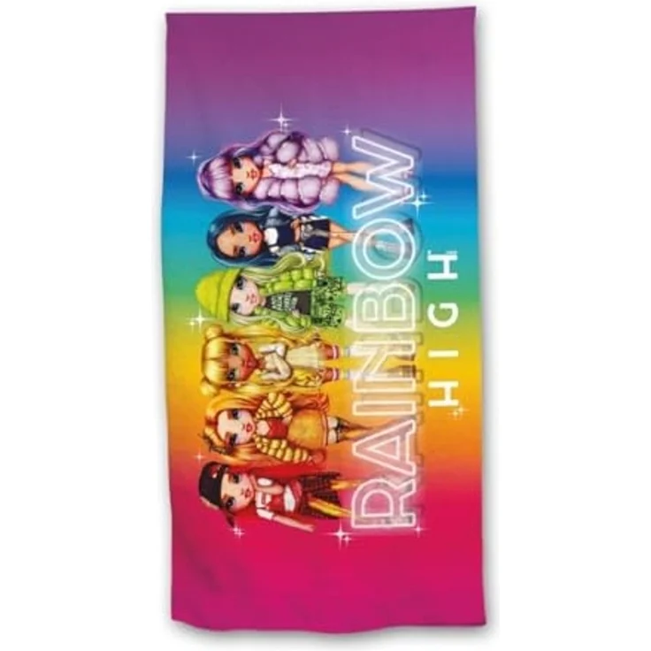 Rainbow High Strandtuch – 70x140 cm, 100% Polyester für den perfekten Strandtag – Bild 2