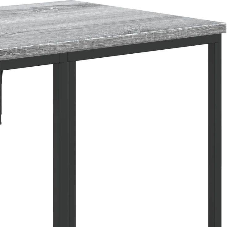 vidaXL Kleiderständer mit Ablagen Grau Sonoma Holzwerkstoff 847862 – Bild 6