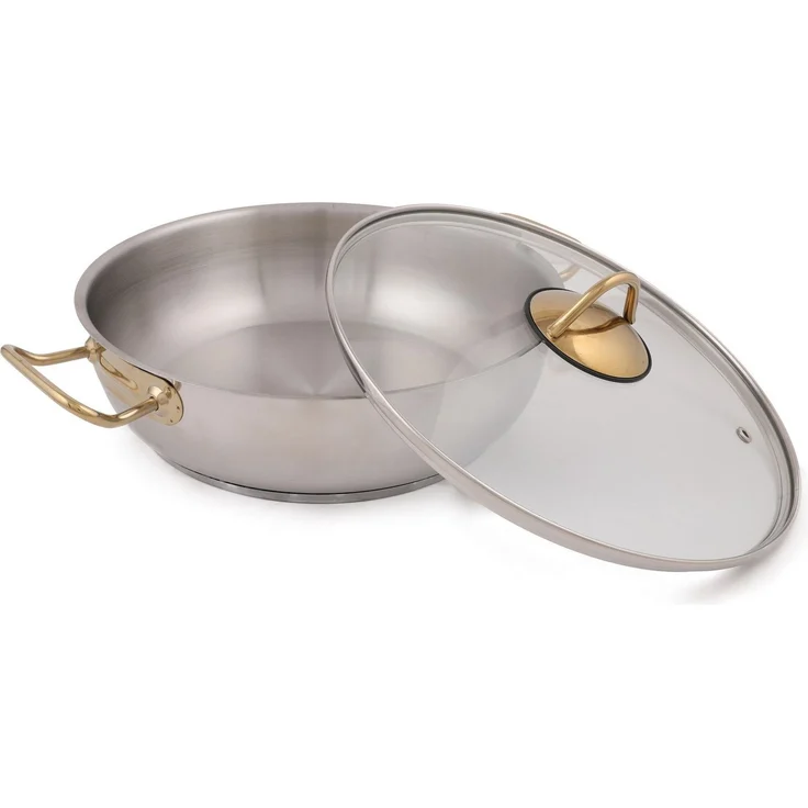Hermia Concept 'D51' Topfset (2-teilig), Silber / Gold, 28 x 28 x 12 cm, 4500 ml – Bild 3