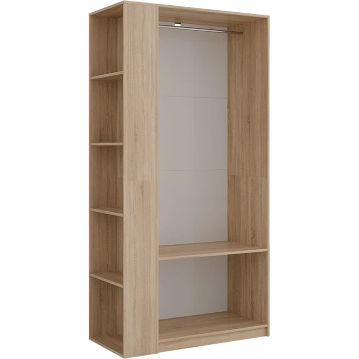 Kleiderschrank Elmo Sonoma 80 x 200 cm 2er Set Vicco – Bild 1