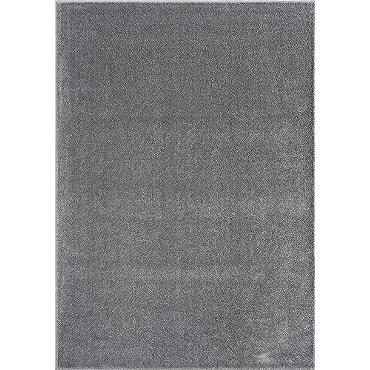Mia's Teppiche Emely Moderner Weicher Kurzflor (17 mm) Wohnzimmer Teppich - Anthrazit - 60x110 cm – Bild 3