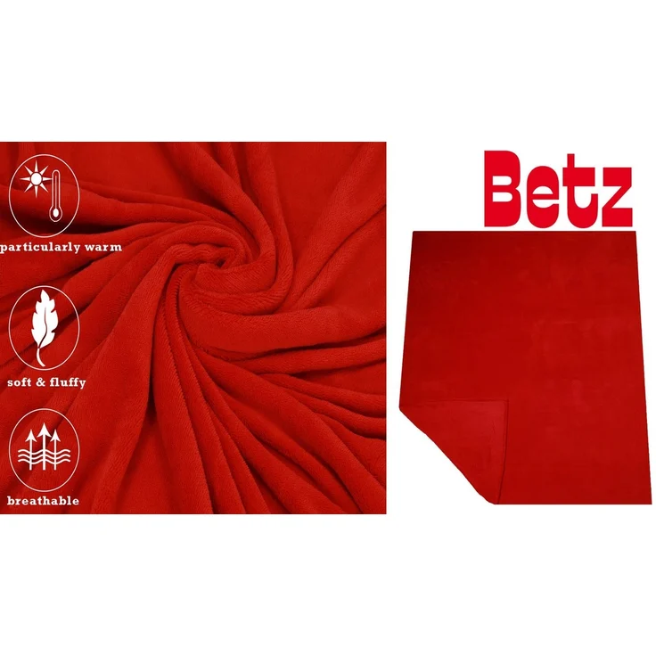 Wohndecke Kuscheldecke Fleecedecke Teddy XXL 150x200 cm, Betz, Sofadecke Decke Couch – Bild 2