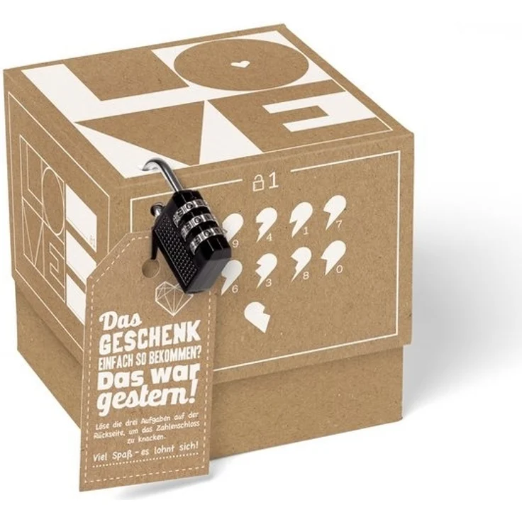 SURPRISA Geschenkbox Rätselbox für Geschenke & Gutscheine, Geschenkbox für jeden Anlass, Personalisierte Geschenkideen / Das Geschenk einfach so - war gestern! – Bild 4