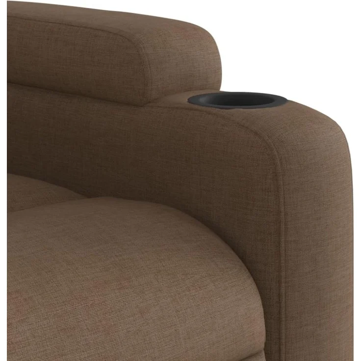 vidaXL Relaxsessel Braun Stoff 372445 – Bild 7