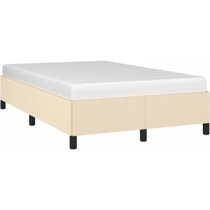 vidaXL Polsterbett, Stoff, 33,5 cm, Creme, 120x190 cm – Bild 3