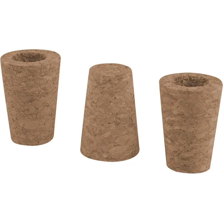 Windhager Rosenkugel-Korken, Ersatzkorken für Gartenkugel, 3 Stück für 12-16 cm Kugeln, 3 x 13 x 13 cm, 07954, braun
