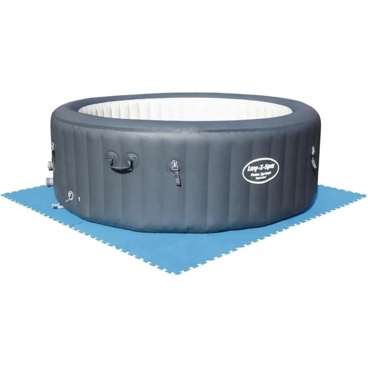 Bestway | Flowclear Pool-Bodenschutzfliesen-Set XL | 18 Stück á 50 x 50 cm | Blau | idealer Schutz für Pool und Rasenfläche – Bild 4