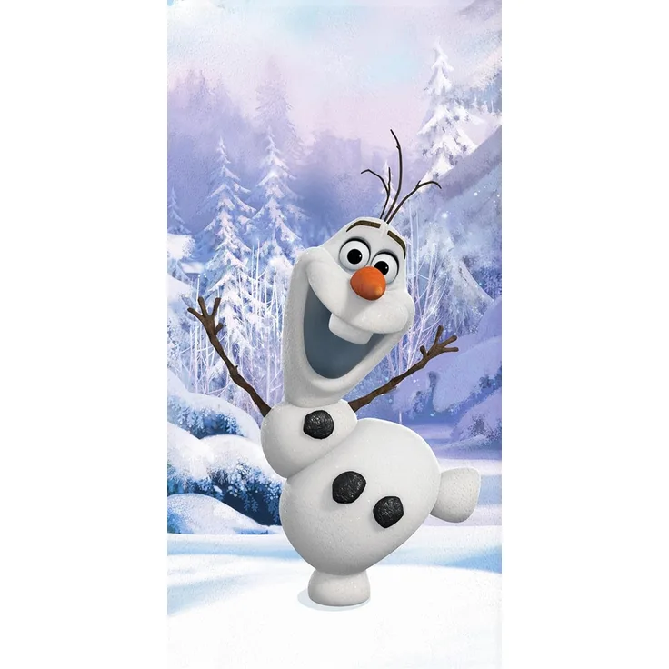 BERONAGE Strandtücher Frozen die Eiskönigin Badetuch Olaf Winter 75x150 cm, 100% Baumwolle (1-St), Frottee in Velours-Qualität