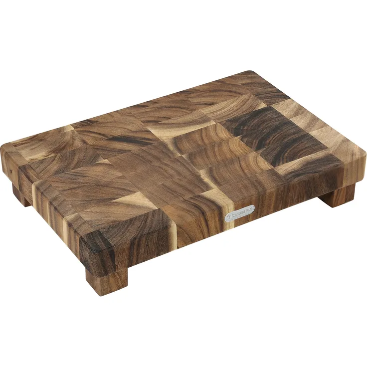 Hackblock Hackbrett Schneidebrett Akazie Dunkel 45x30cm ZASSENHAUS 055450