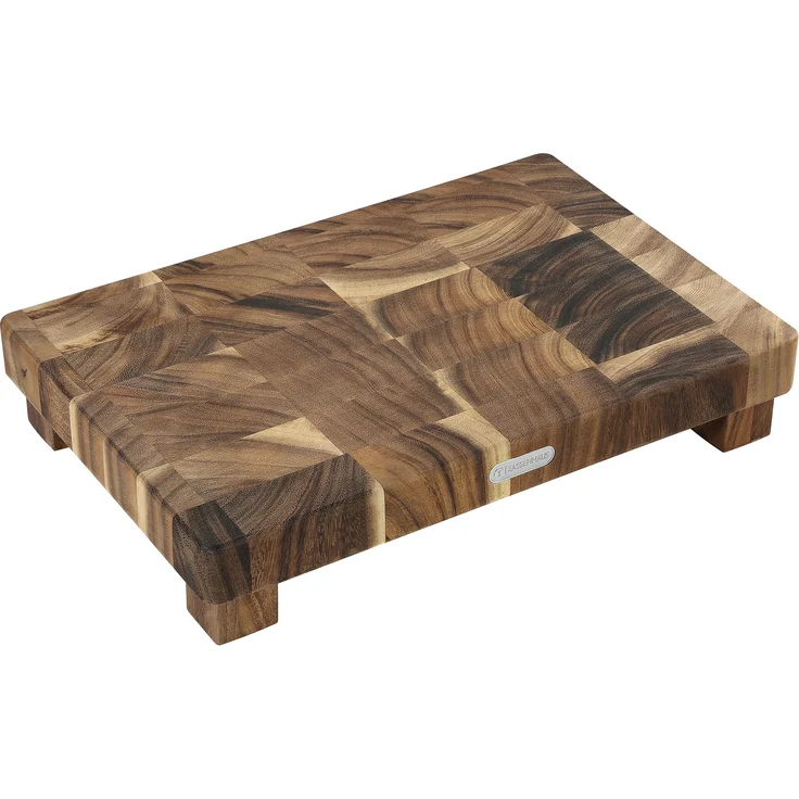 Hackblock Hackbrett Schneidebrett Akazie Dunkel 45x30cm ZASSENHAUS 055450