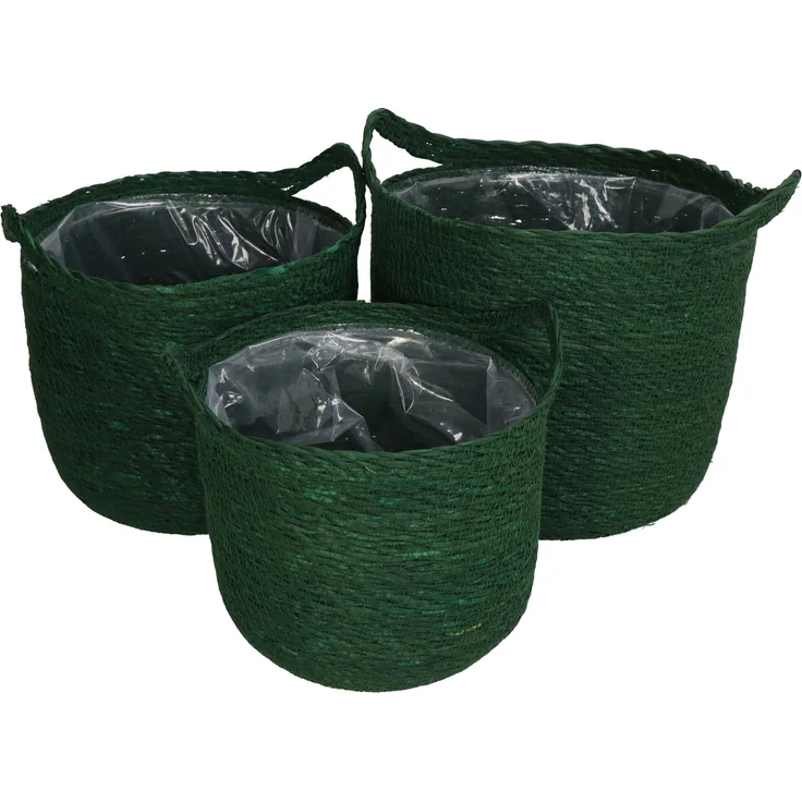 Pflanzgefäß COUNTRY BHT 25x24x25 cm grün – Bild 1