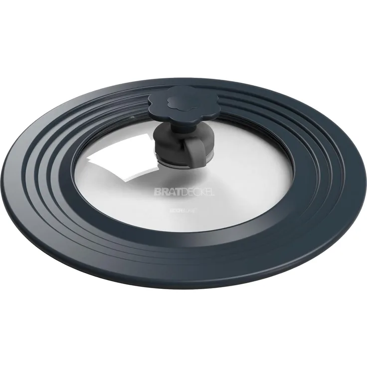 Kochblume Universal Bratdeckel groß 22 - 28 cm anthrazit