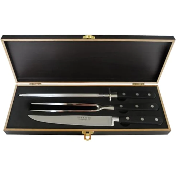 Richardson Sheffield SABATIER TROMPETTE Tranchiermesser Set 3-teilig – Bild 1