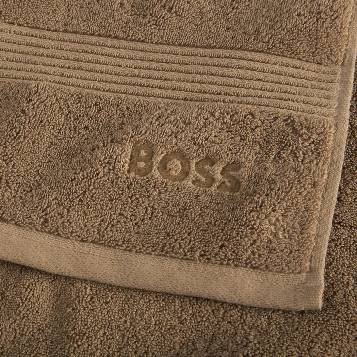 BOSS Badetuch - LOFT, Duschtuch, Baumwolle Braun 100x150 cm – Bild 3
