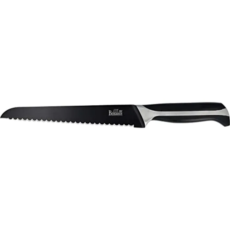 Birkmann 'LAIB & SEELE' Brotmesser, Edelstahl schwarz, 33.4 x 3.4 x 2.2 cm, ergonomischer Griff