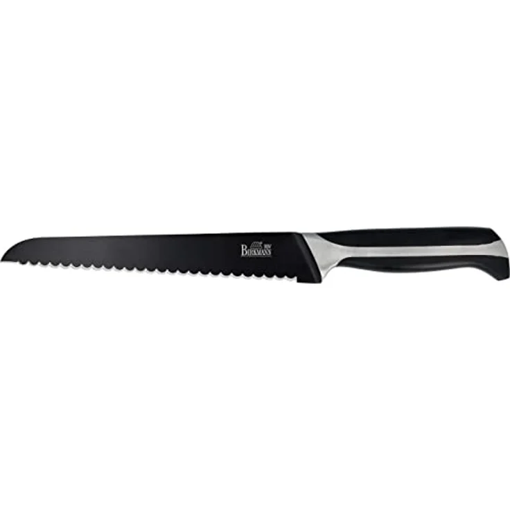 Birkmann 'LAIB & SEELE' Brotmesser, Edelstahl schwarz, 33.4 x 3.4 x 2.2 cm, ergonomischer Griff – Bild 1