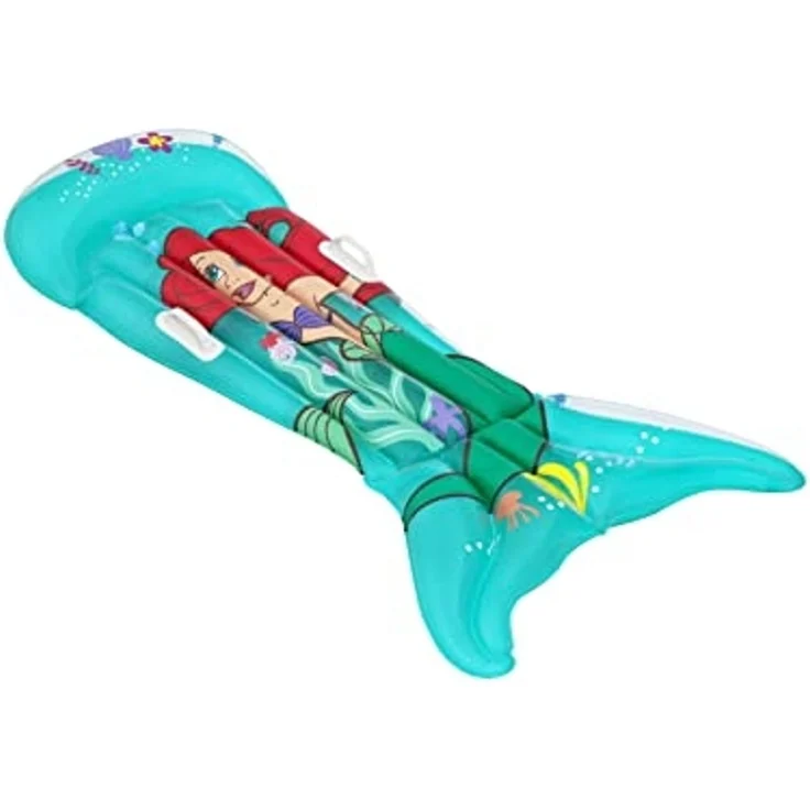 Bestway Luftmatratze Little Mermaid, Vinyl blau, 158x81 cm – Bild 1
