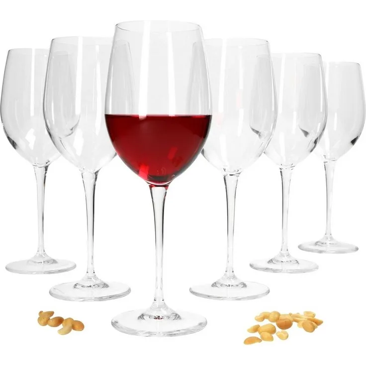 Bormioli 6x Weinglas Premium 470ml Kristallglas Cocktailkelch Stilvolle Eleganz