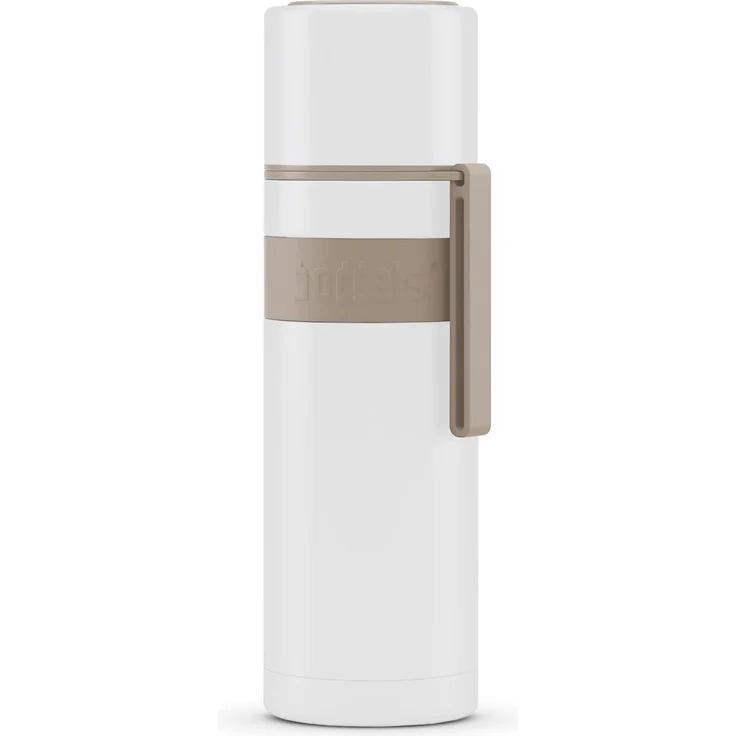 Boddels Isolierflasche Heet 500 ml taupe/weiß