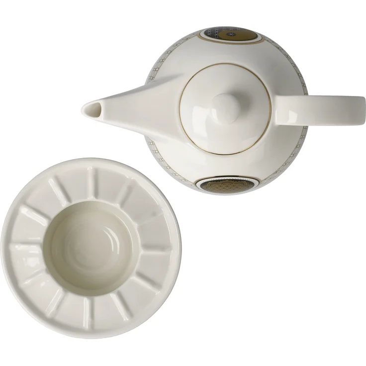 Goebel / Blume des Lebens,Teekanne mit Stövchen,24,5cm x 16,0cm x 19,0cm / Fine Bone China / 24,5cm x 16,0cm x 19,0cm – Bild 6