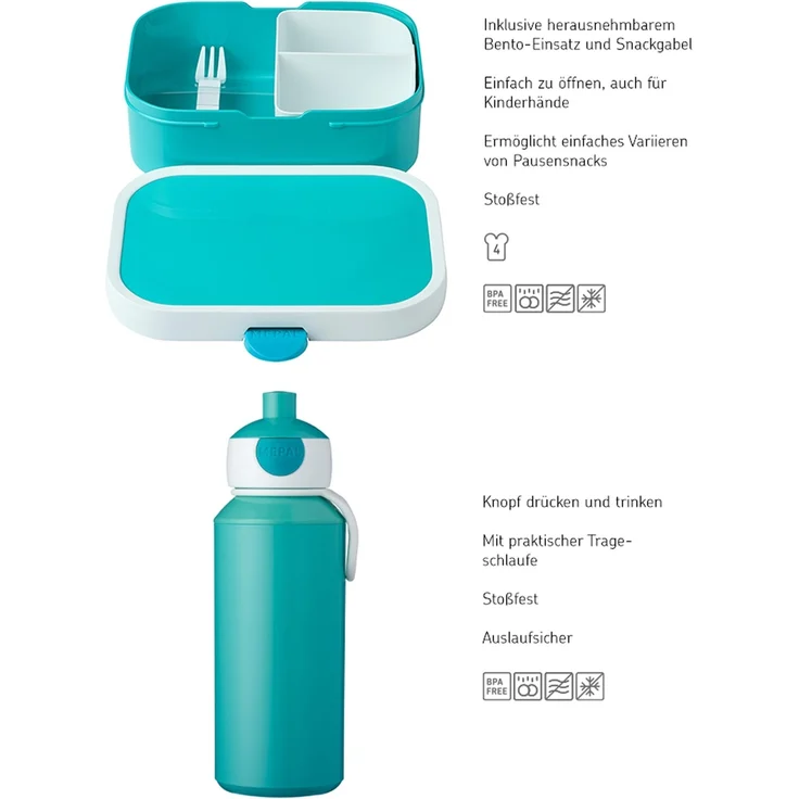 Mepal CAMPUS Lunchset Stitch 2-teilig – Bild 3