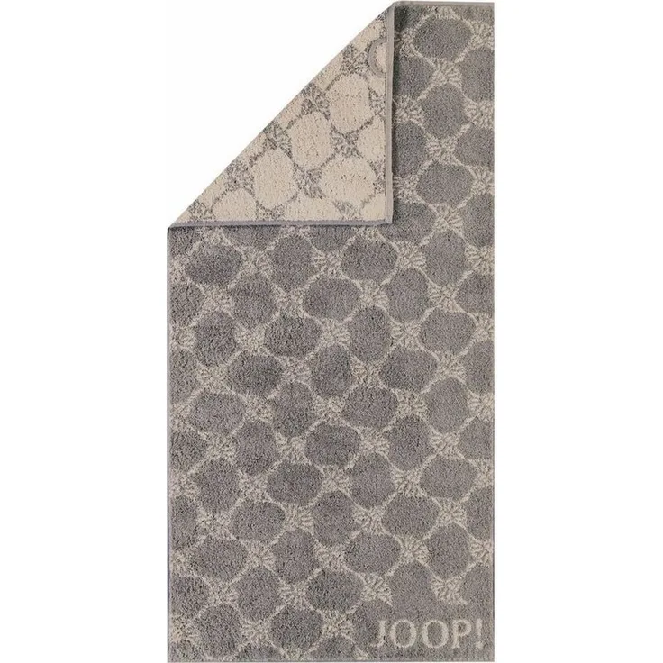 JOOP! Handtücher JOOP! Seiftuch Classic Cornflower 1611, 70 Graphit, Baumwolle (1-St)