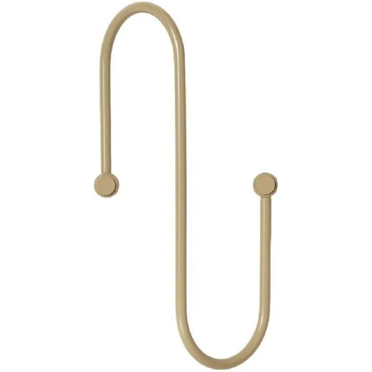 Blomus CURL Garderobenleiste, Hakenleiste, Garderobe, Stahl pulverbeschichtet, Nomad, 14 cm, 65916