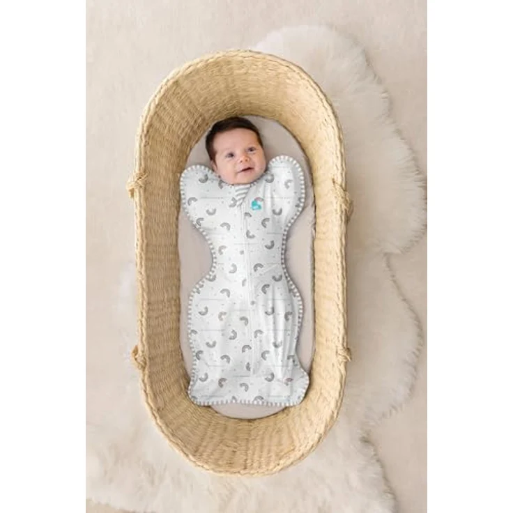 Love To Dream Puck-Babyschlafsack Neugeborenen-Essentials für 0–6 Monate alte Baby-Mädchen und -Jungen. 1,0 Tog-Babyschlafsack mit Armen, für komfortablen und ruhigen Schlaf, Von Hebammen empfohlen – Bild 6
