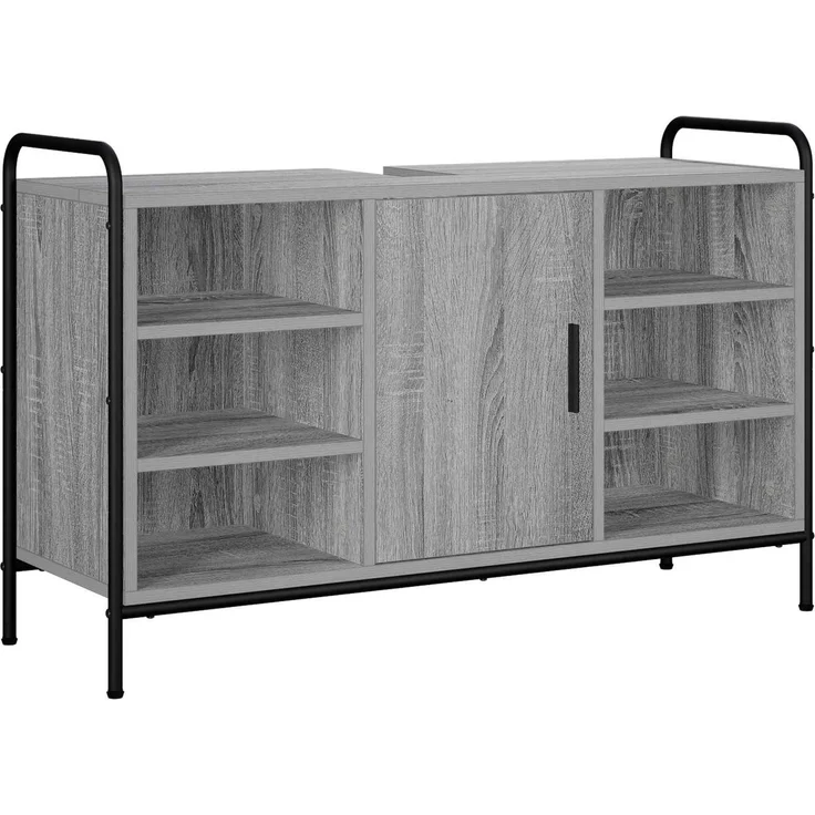 vidaXL Badezimmerschrank-Set 4 stk. Sonoma-Grau 40 x 36 x 200,5 cm 3444684 – Bild 6