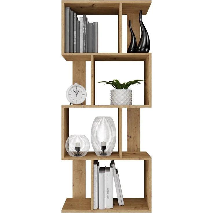 Selsey 'Fiesta' Standregal, Artisan Eiche, ca. 140 x 60 x 30 cm – Bild 3