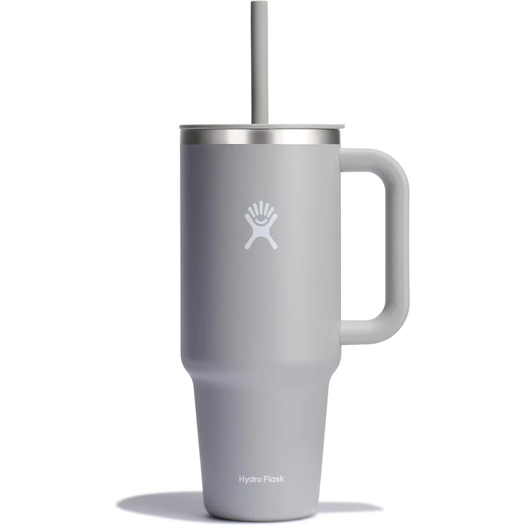 Hydro Flask Thermobecher All Around Travel Tumbler in den Größen 24 oz/ 32 oz / 40 oz, 1-tlg, Edelstahl, Thermo Cup mit Strohhalm