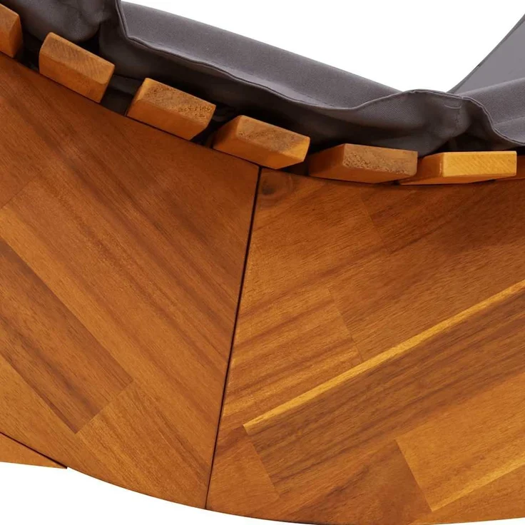 vidaXL Schaukelliege mit Auflage Massivholz Akazie 4103883 – Bild 6