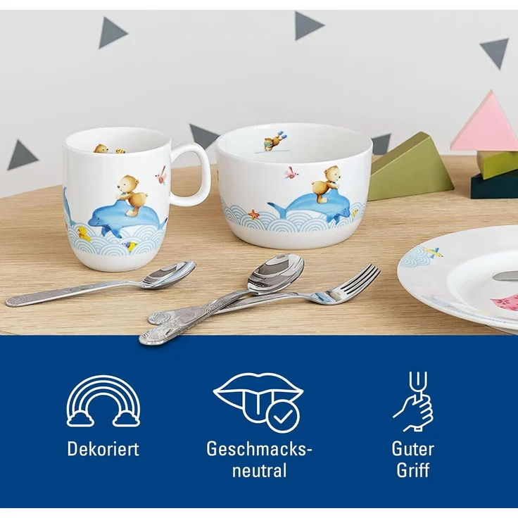 Villeroy & Boch HUNGRY AS A BEAR Kinderbesteck 4-teilig – Bild 5