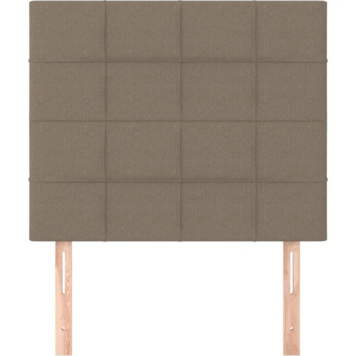 vidaXL Kopfteile 2 Stk. Taupe 80 x 5 x 78/88 cm Stoff 3116310 – Bild 3