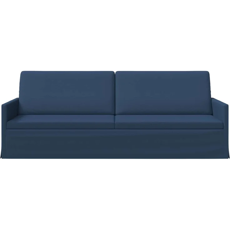 vidaXL 3-Sitzer Sofa Blau 220 x 81 x 82 cm Stoff 42041147 – Bild 3