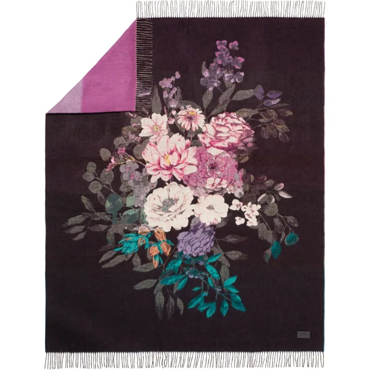Estella Wohndecke Kuscheldecke Plaid 130x180 Flower Dream Rosen 8611-985