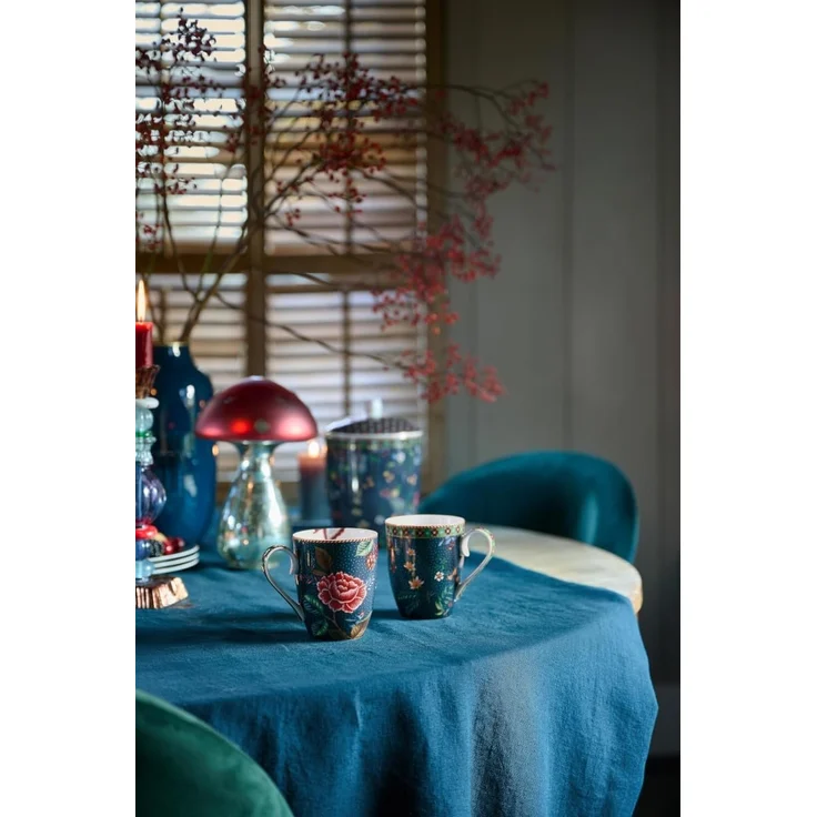 PiP Studio Tasse Henkelbecher Berry Blues Flower Blue (Groß) – Bild 4