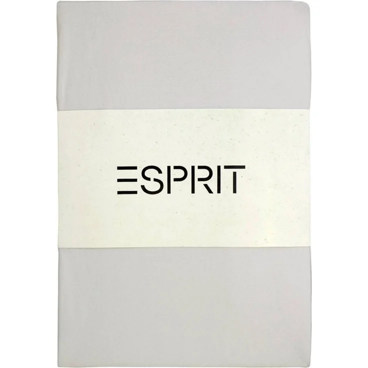 Esprit Spannbettlaken PREMIUM Spannbettlaken, 95% Baumwolle, 5% Elasthan, Gummizug: rundum, (2 Stück), 100 x 200 cm - 2er Set in Grau – Bild 2