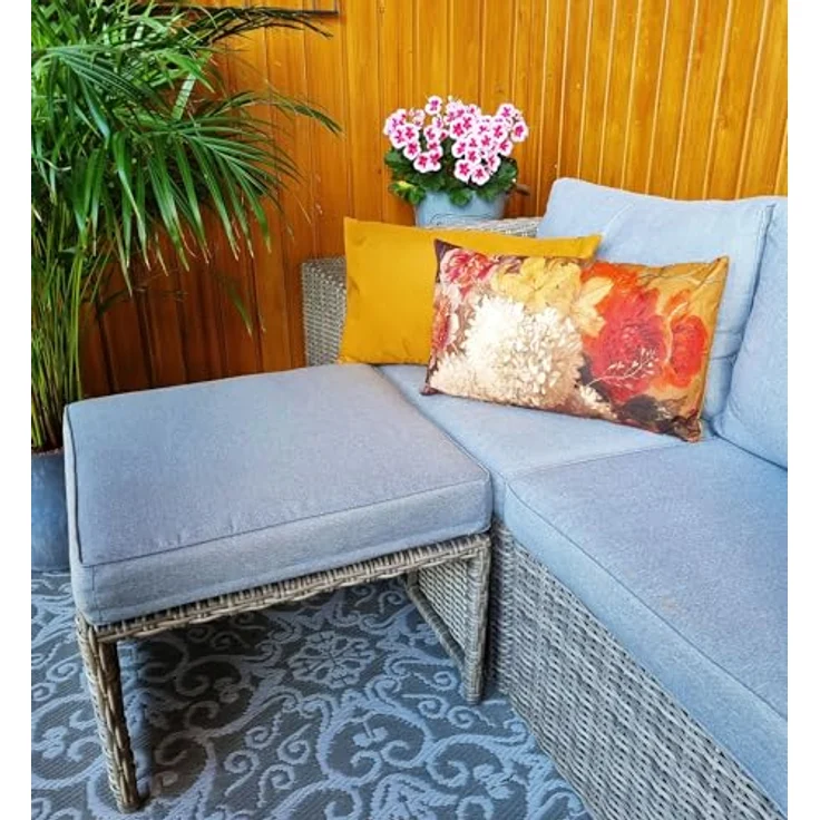 JACK Dekokissen Outdoor Lounge Kissen 30x50cm Motiv inkl. Füllung, mit Lotus-Effekt, Robust, Strapazierfähig, für Innen & Außen geeignet – Bild 3