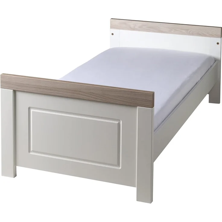 roba Kinderzimmerset 'Felicia' 3-teilig - Bett 70 x 140 - Kleiderschrank 3-türig - Weiß / Luna Elm – Bild 24