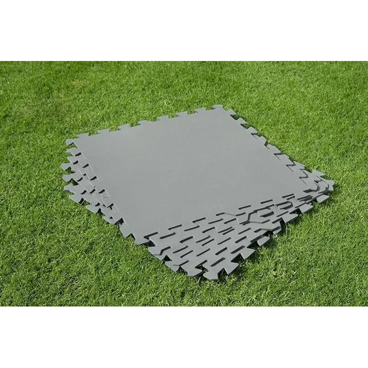 Bestway | Flowclear Pool-Bodenschutzfliesen | 9 Stück á 50 x 50 cm | Grau | ideal um Schutz des Poolbodens und des Rasens – Bild 3
