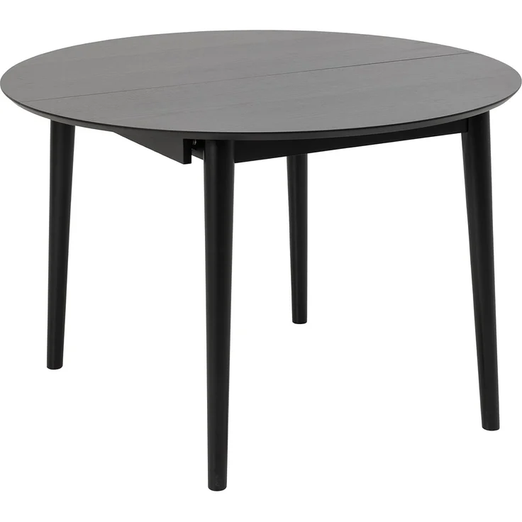 ACTONA GROUP Esstisch Montreux Tisch, Esszimmertisch, schwarz lackiertes Eichenfurnier, Schmetterlingsauszug, Blattablage – Bild 1