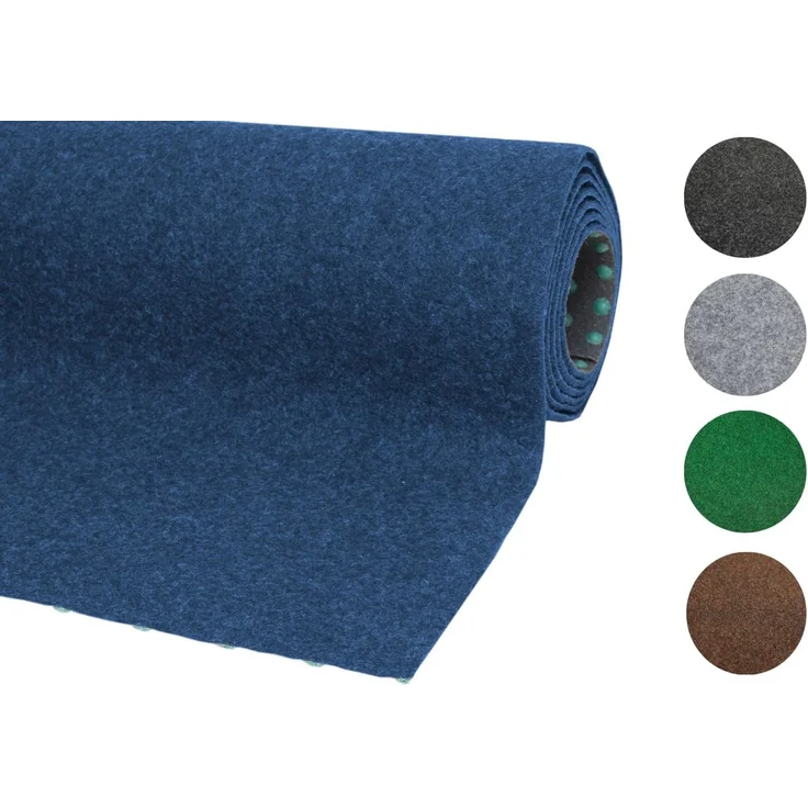 misento Kunstrasen Outdoor mit Noppen - wetterfest und pflegeleicht - geeignet als Balkon Teppich oder Rasenteppich Outdoor - einfach zu verlegen 400x300 cm Blau