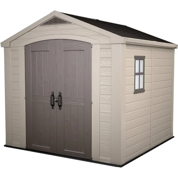 Keter Gerätehaus Factor 66 Beige 404246 – Bild 1