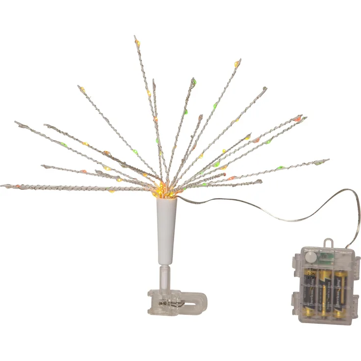 Baumspitze Firework Topstar mit 100 blinkenden LEDs bunt Ø 35cm