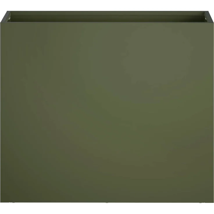 vidaXL Garten-Pflanzgefäß Olivgrün 50 x 20 x 40 cm Kaltgewalzter Stahl 8005448 – Bild 3