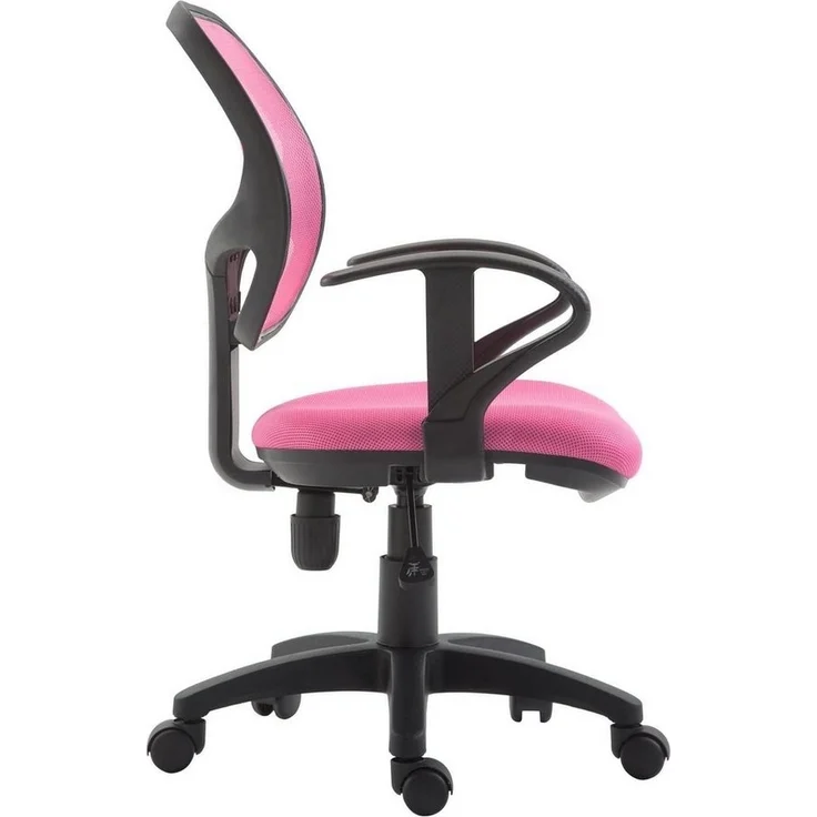 IDIMEX Drehstuhl COOL, Schreibtischstuhl Kinder ergonomisch höhenverstellbar Drehstuhl pink – Bild 3