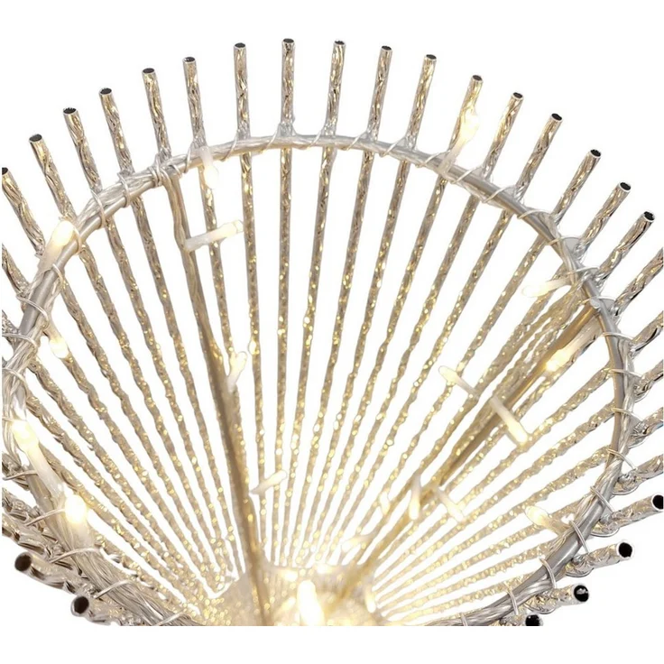 formano Stehlampe Draht, LED, LED Lichterkette, Weiß, Gedreht, H: 100cm – Bild 4